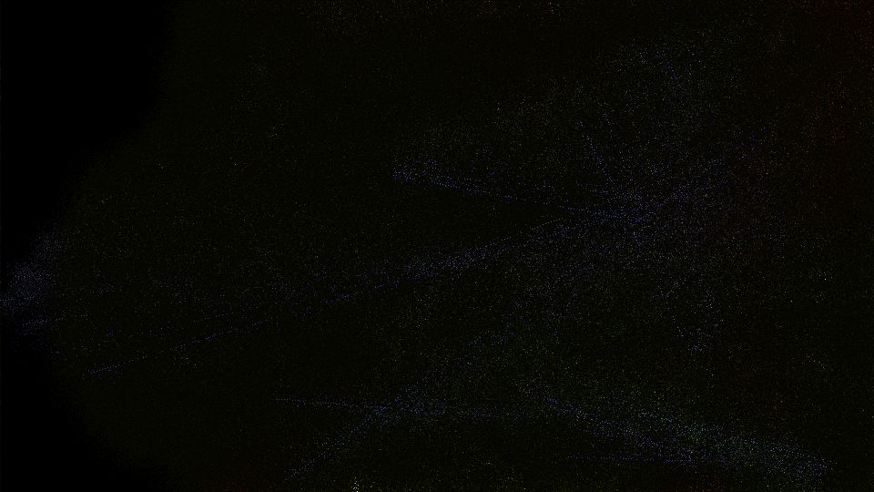 Screenshot of thestrikeagency.com: Show HN: An homage to Tom Dowdy's 1991 screensaver, "Kaos"