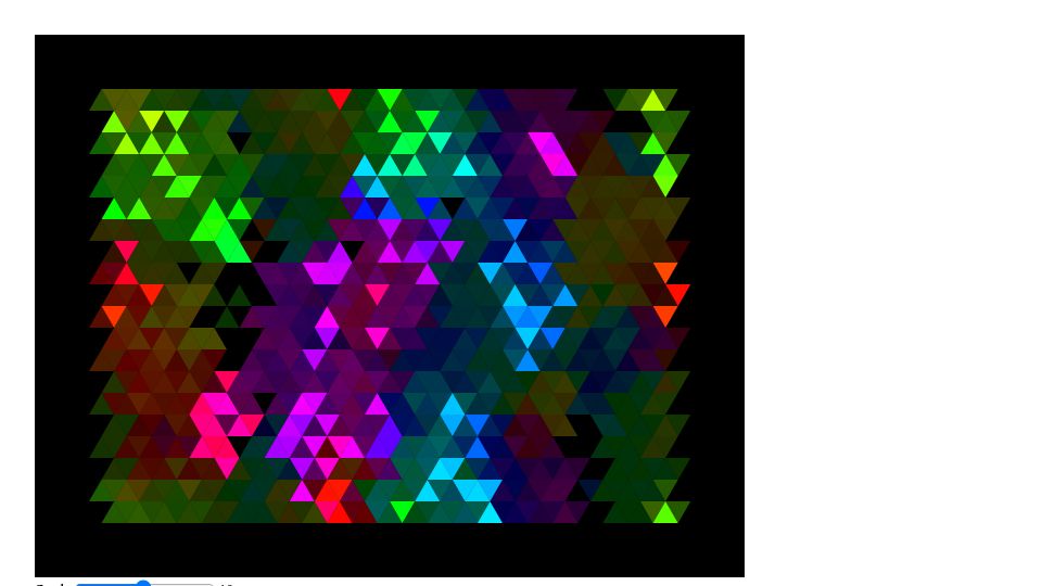 Screenshot of colorlife.quick.jaredforsyth.com: A colorful Game of Life