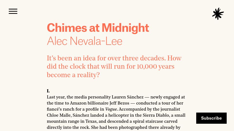 Screenshot of asteriskmag.com: Chimes at Midnight (2024)