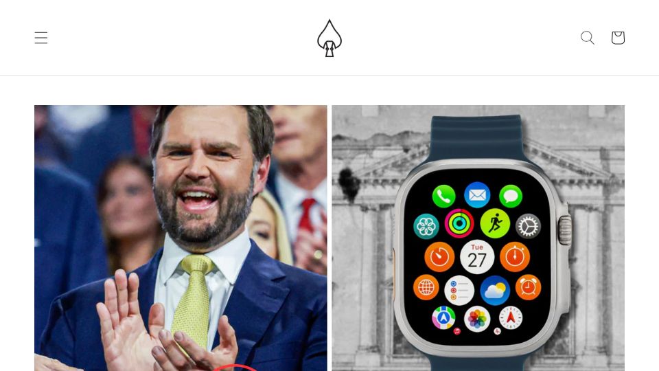 Screenshot of watchesofespionage.com: Dear Mr. Vice President, Please Take Off Your Apple Watch