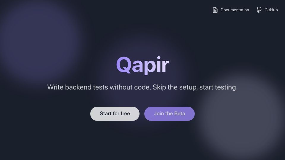 Screenshot of qapir.io: Show HN: Simplifying Backend Testing with qapir.io