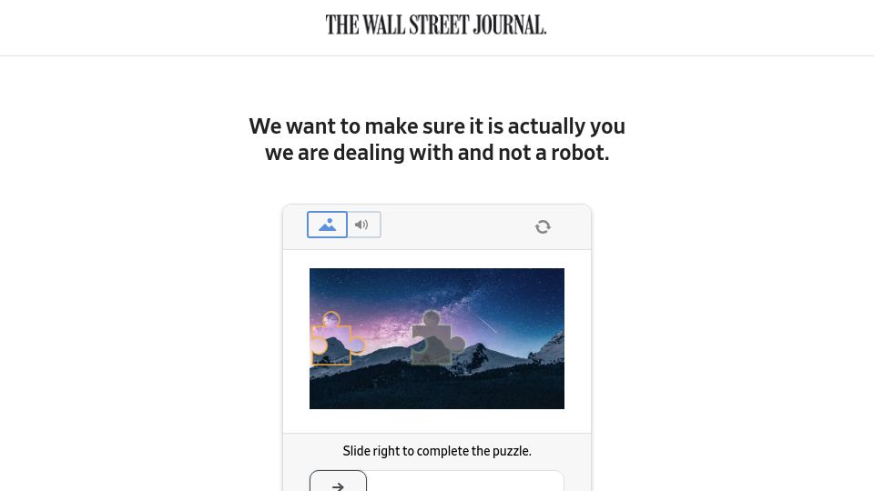 Screenshot of wsj.com: China tells its AI leaders to avoid U.S. travel over security concerns