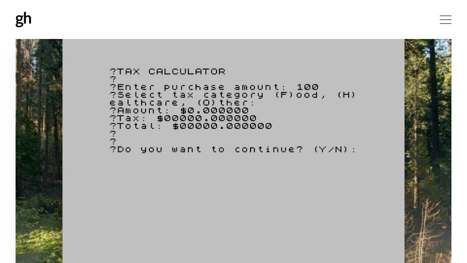 Screenshot of ghuntley.com: Converting C to ASM to specs and then to a working Z/80 Speccy tape