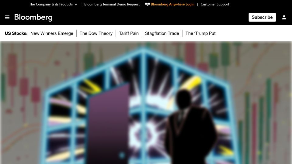 Screenshot of bloomberg.com: Wall Street’s ‘Private Rooms’