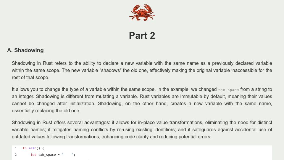 Screenshot of a-i-nstein.neocities.org: Idiomatic Rust: Part 2