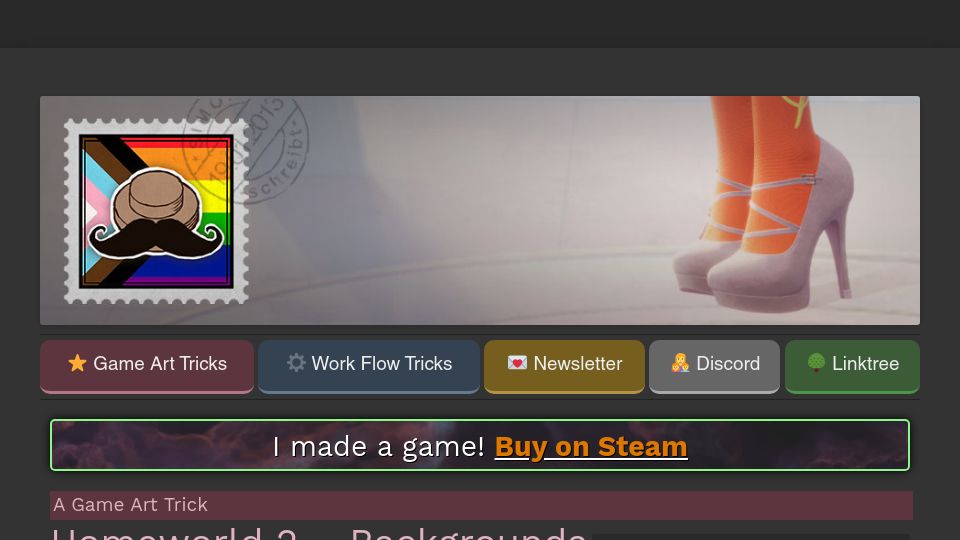 Screenshot of simonschreibt.de: Technicalities of Homeworld 2 Backgrounds