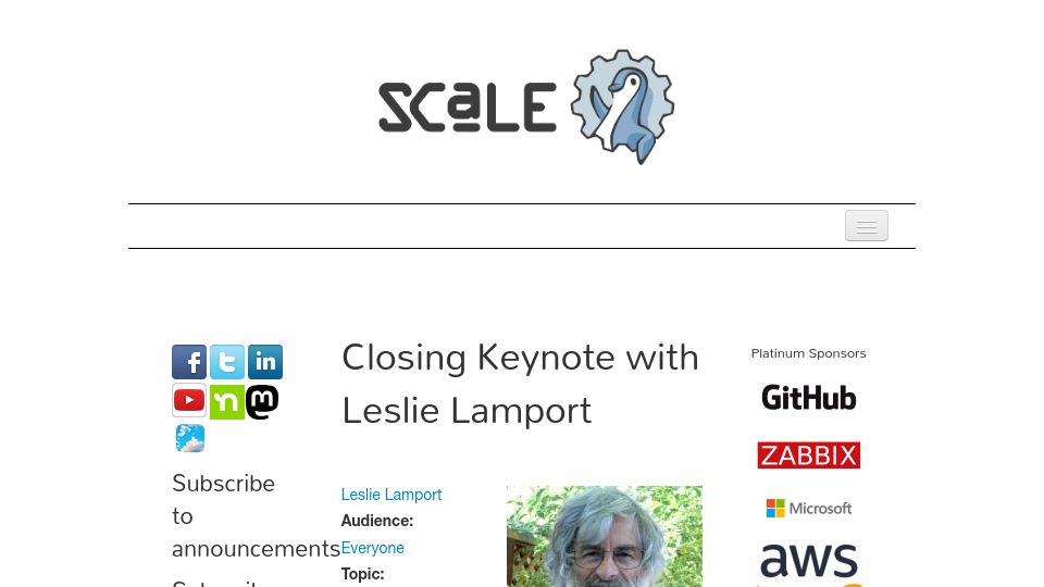 Screenshot of socallinuxexpo.org: Coding Isn't Programming