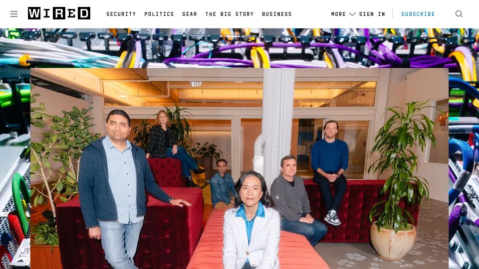 Screenshot of wired.com: Google’s two-year frenzy to catch up with OpenAI