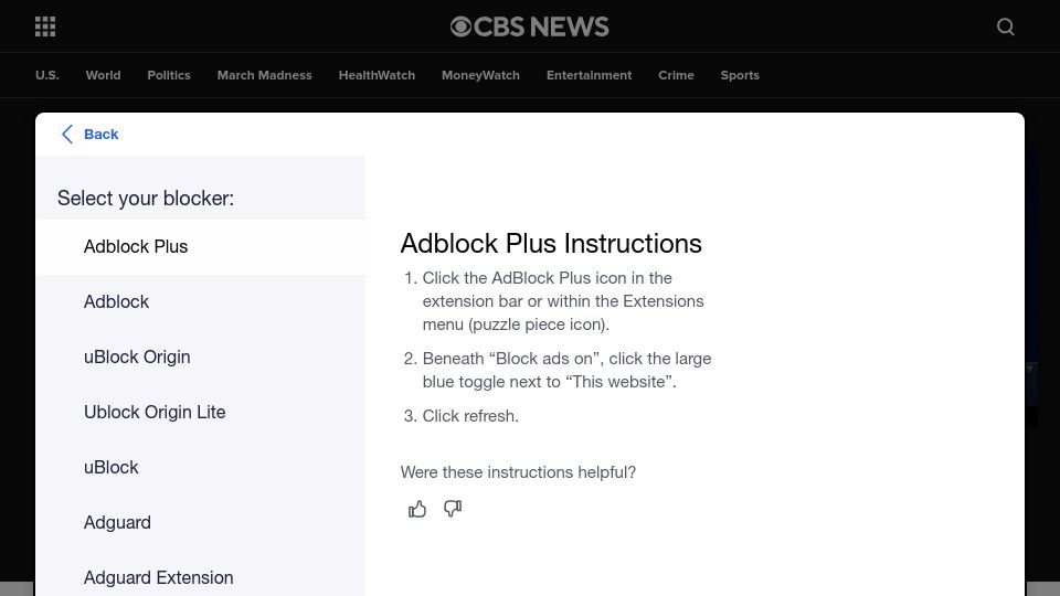 Screenshot of cbsnews.com: Marco Rubio says 300 student visas have been revoked