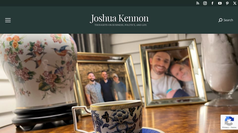 Screenshot of joshuakennon.com: Raising Kids to Have an Analog Childhood in a Digital World