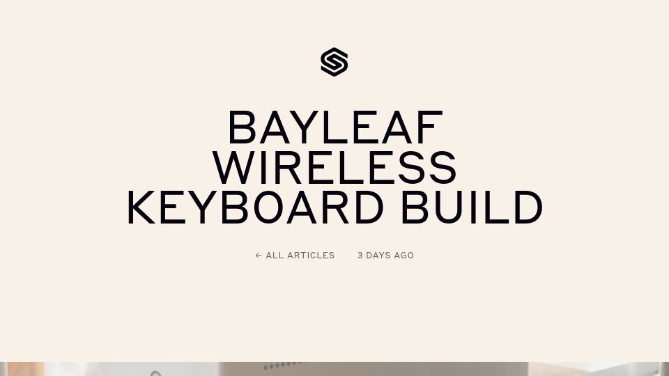 Screenshot of graz.io: Show HN: Bayleaf – Building a low-profile wireless split keyboard