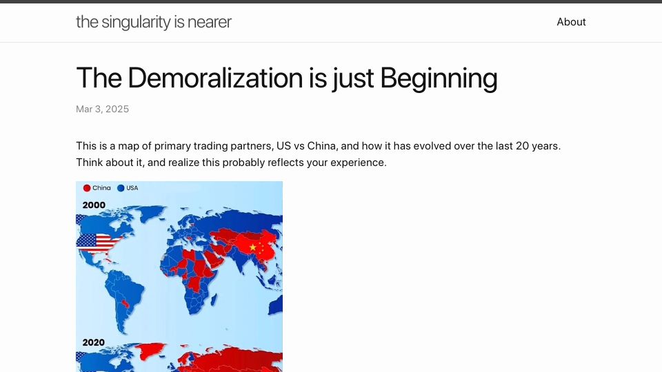 Screenshot of geohot.github.io: The Demoralization is just Beginning