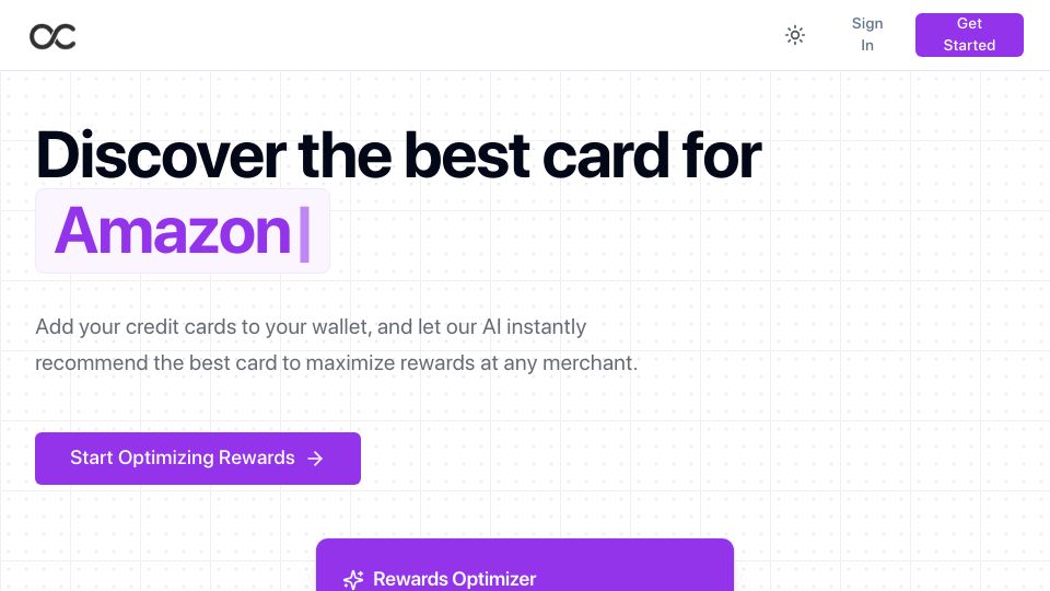 Screenshot of rewards.getonecard.io: Show HN: I built a tool to manage and compare credit card rewards