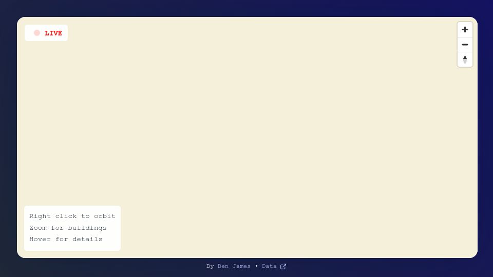 Screenshot of londonunderground.live: Live Map of the London Underground