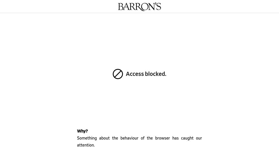 Screenshot of barrons.com: Apple, Nvidia, Dell, and Others Get a Tariffs Exemption Under New Rules