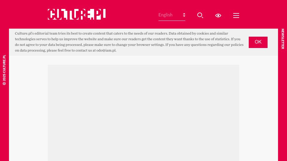 Screenshot of culture.pl: Philip K. Dick: Stanisław Lem Is a Communist Committee (2015)