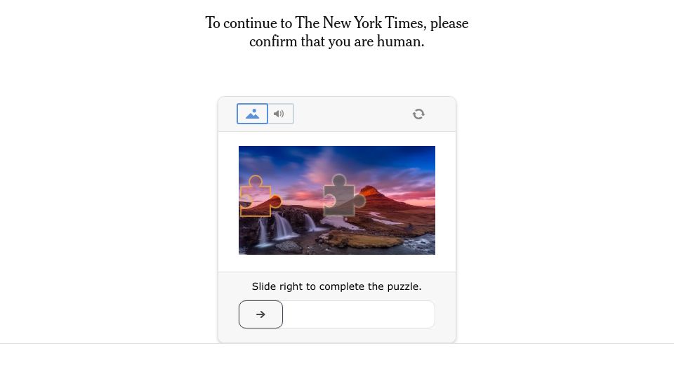 Screenshot of nytimes.com: U.S. and El Salvador Say They Won't Return Man Who Was Mistakenly Deported