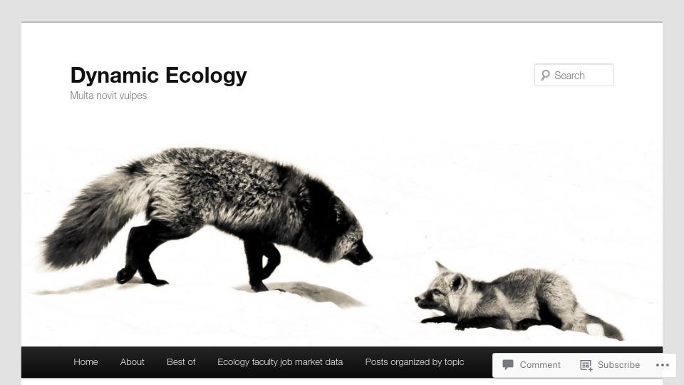 Screenshot of dynamicecology.wordpress.com: Fun ways of deciding authorship order (2016)