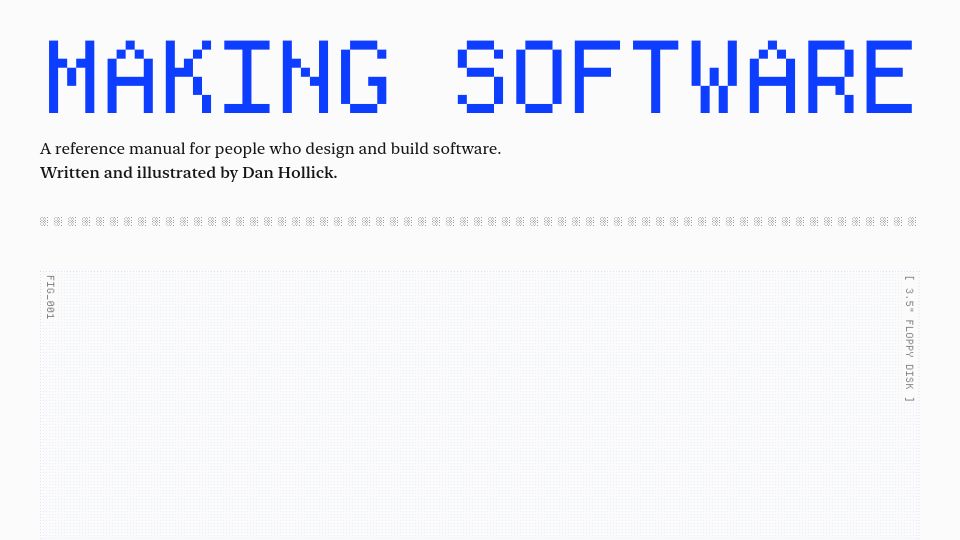 Screenshot of makingsoftware.com: Making Software