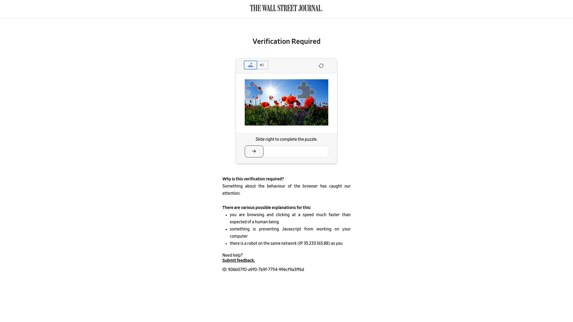 Screenshot of wsj.com: 'Enough Is Enuf' Review: A Dream of Simpler Spelling