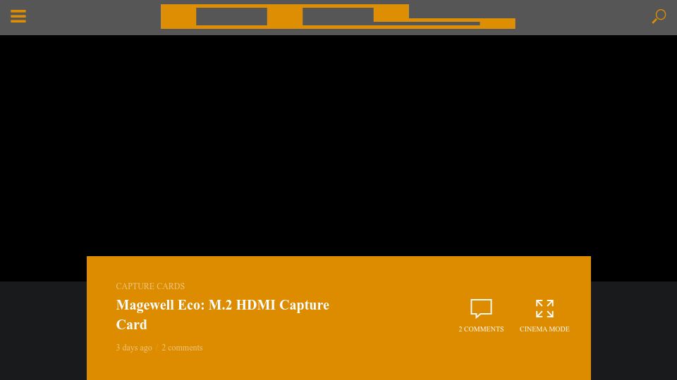 Screenshot of interfacinglinux.com: A M.2 HDMI capture card