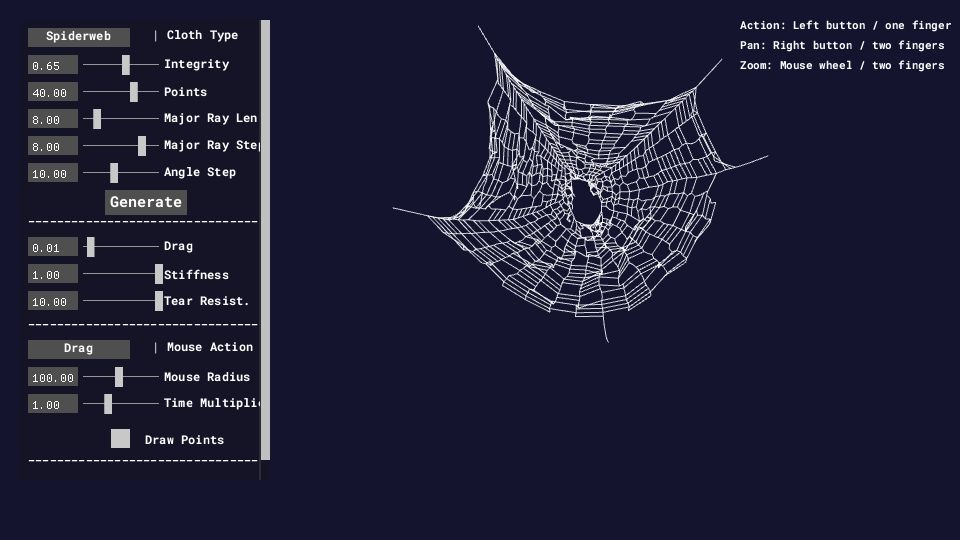 Screenshot of cloudofoz.com: Cloth