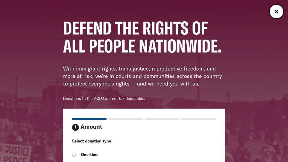 Screenshot of aclu.org: ICE Deports 3 U.S. Citizen Children Held Incommunicado Prior to the Deportation