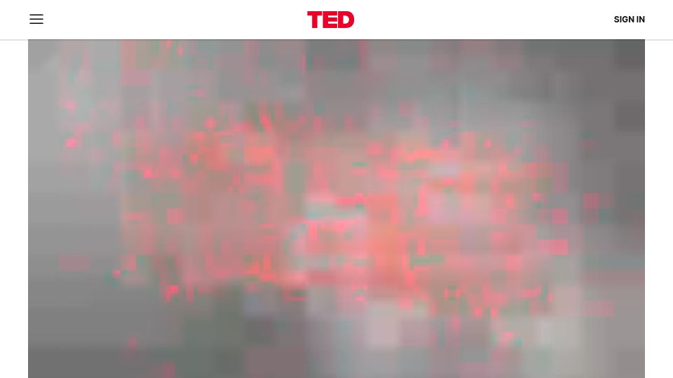 Screenshot of ted.com: We're building a dystopia just to make people click on ads [video]