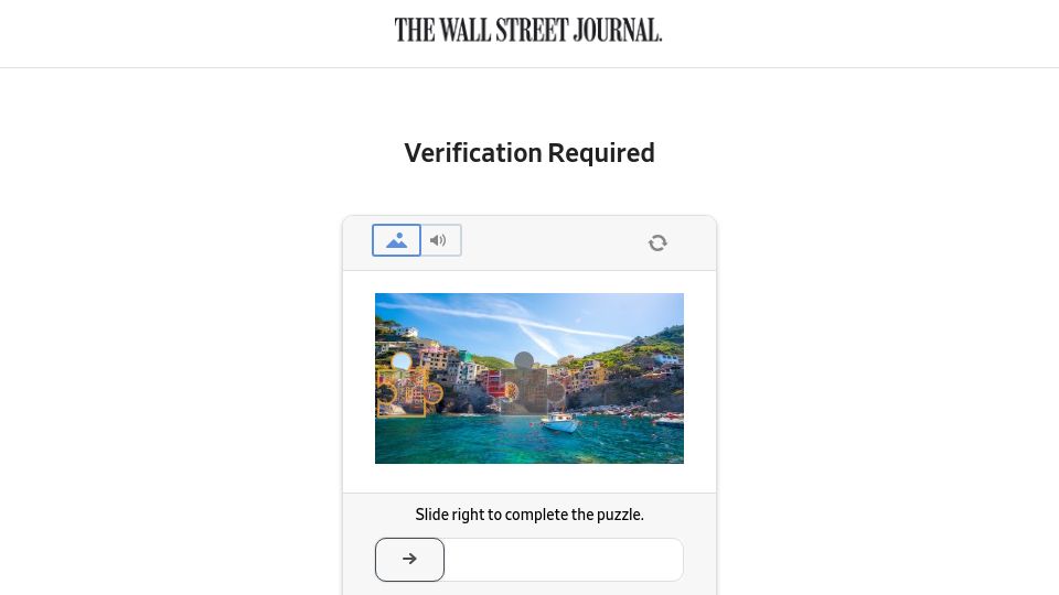Screenshot of wsj.com: Circuit breaker triggered in Japan for stock futures trading