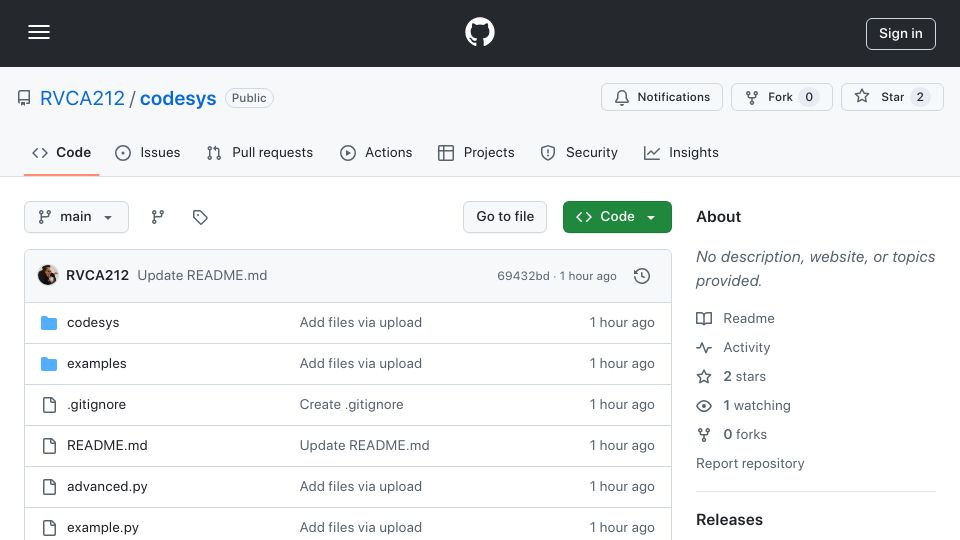 Screenshot of github.com: Show HN: Code Claude Code