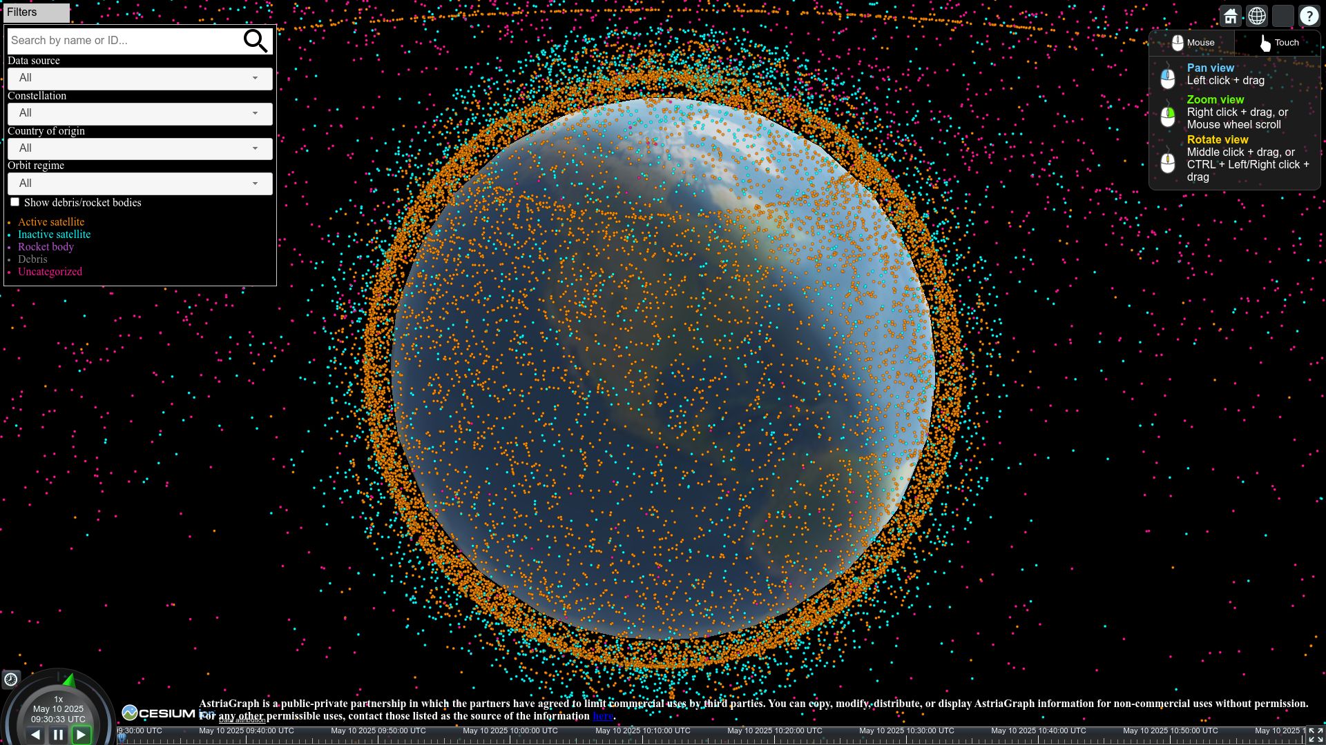 Screenshot of astria.tacc.utexas.edu: Cosmos 482 Descent Craft tracker