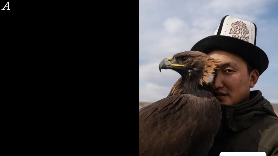 Screenshot of magazine.atavist.com: Eagle Hunters of Kyrgyzstan