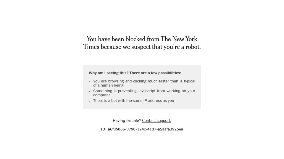 Screenshot of nytimes.com: They Were Identical 'Twinnies' Who Charmed Orwell, Camus and More