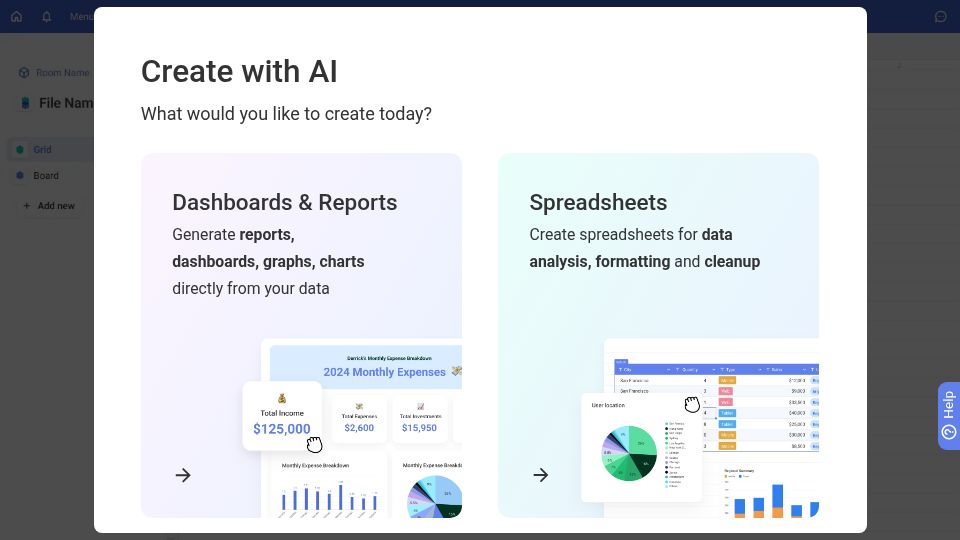 Screenshot of app.thebricks.com: Show HN: Bricks – One Click Dashboards from Your Data Using AI