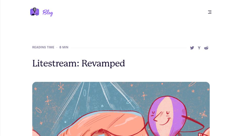 Screenshot of fly.io: Litestream: Revamped