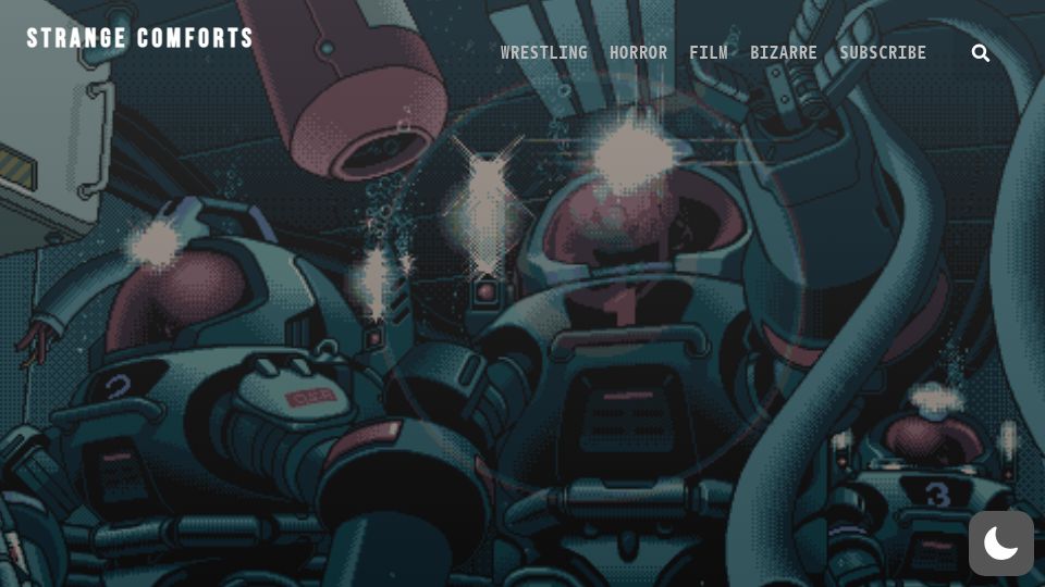 Screenshot of strangecomforts.com: The world of Japan's PC-98 computer