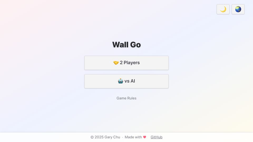 Screenshot of schaoss.github.io: Show HN: Wall Go – browser remake of a Devil's Plan 2 mini-game