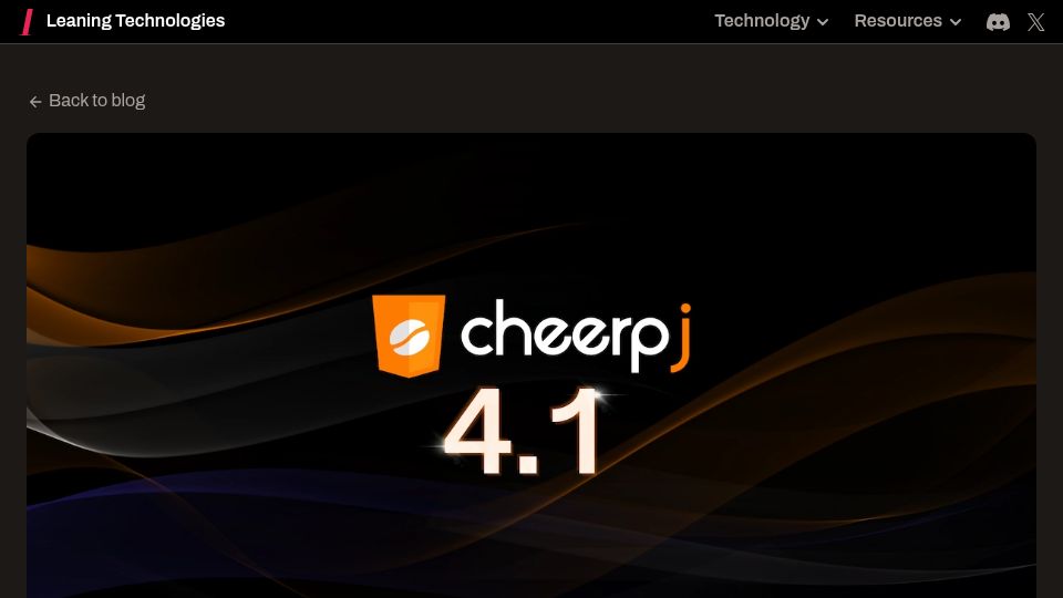Screenshot of labs.leaningtech.com: CheerpJ 4.1: Java in the browser, now supporting Java 17 (preview)