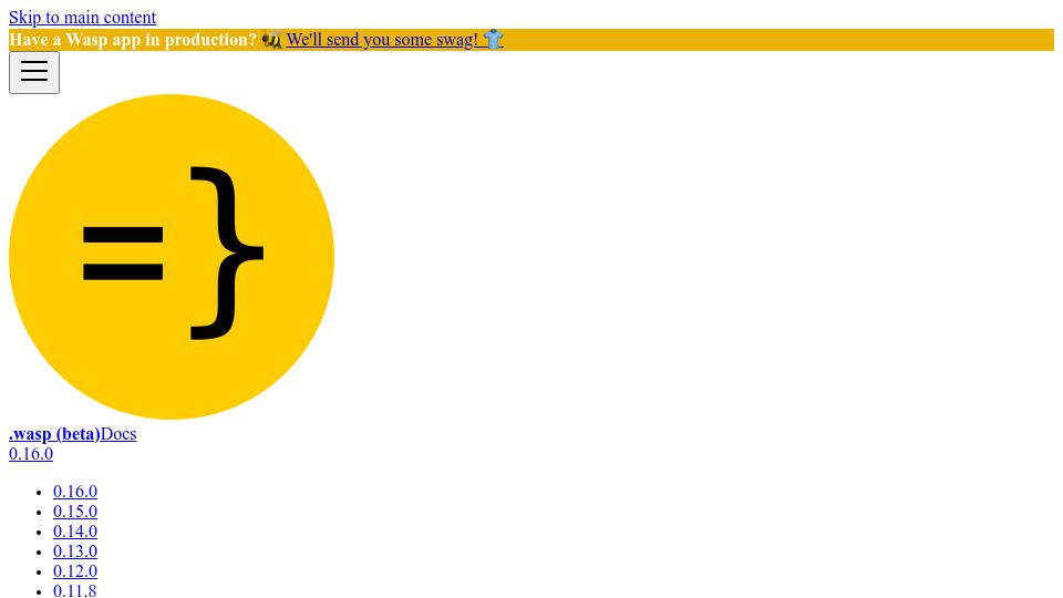 Screenshot of wasp.sh: How to run cron jobs in Postgres without extra infrastructure