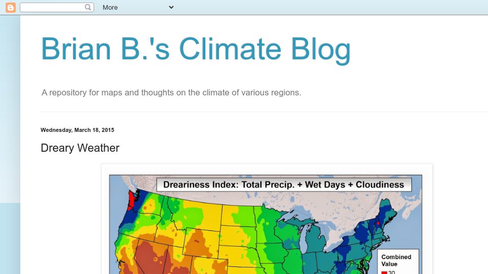 Screenshot of us-climate.blogspot.com: Dreariness Index (2015)