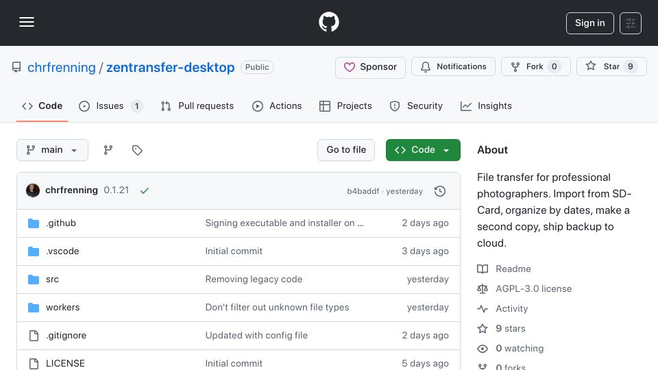 Screenshot of github.com: FOSS 3-2-1 Backup from SD-Card to Cloud