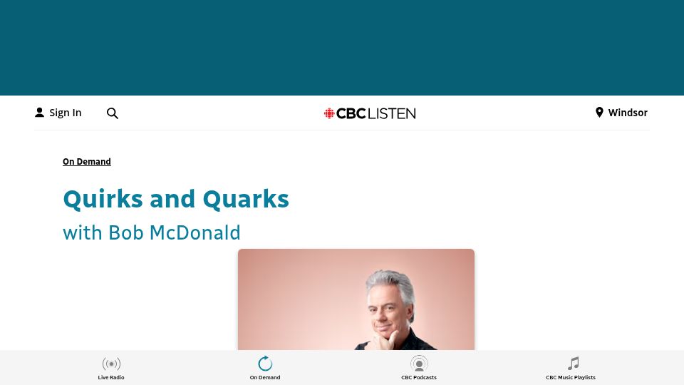 Screenshot of cbc.ca: Plants hear their pollinators, and produce sweet nectar in response