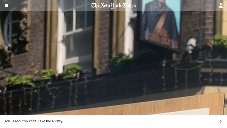 Screenshot of nytimes.com: How Long Does It Take to Draw a Picture of Every Pub in London?