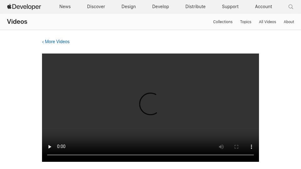 Screenshot of developer.apple.com: Liquid Glass – WWDC25 [video]