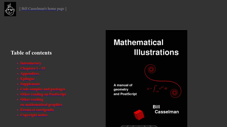 Screenshot of personal.math.ubc.ca: Mathematical Illustrations: A Manual of Geometry and PostScript