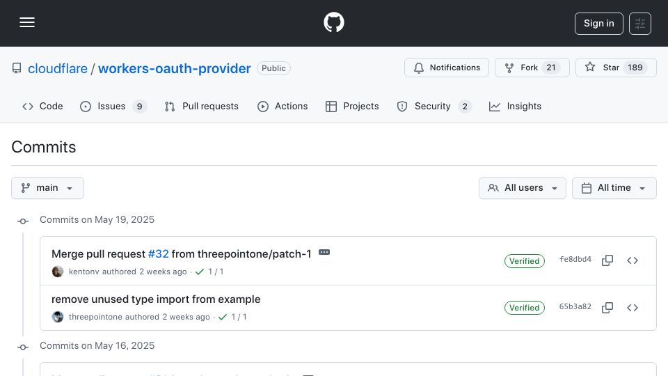 Screenshot of github.com: Cloudlflare builds OAuth with Claude and publishes all the prompts