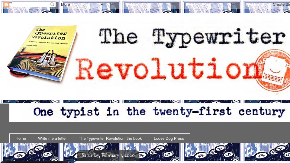 Screenshot of writingball.blogspot.com: Apple typewriter ban memo (2020)