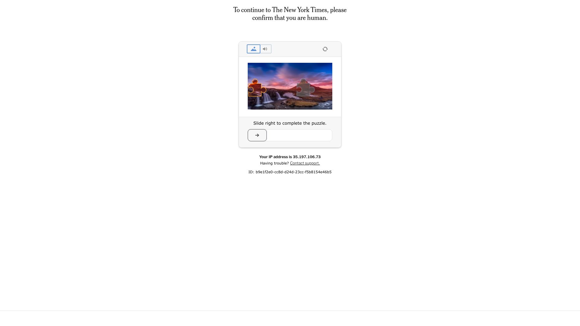 Screenshot of nytimes.com: Microsoft suspended the email account of an ICC prosecutor at The Hague