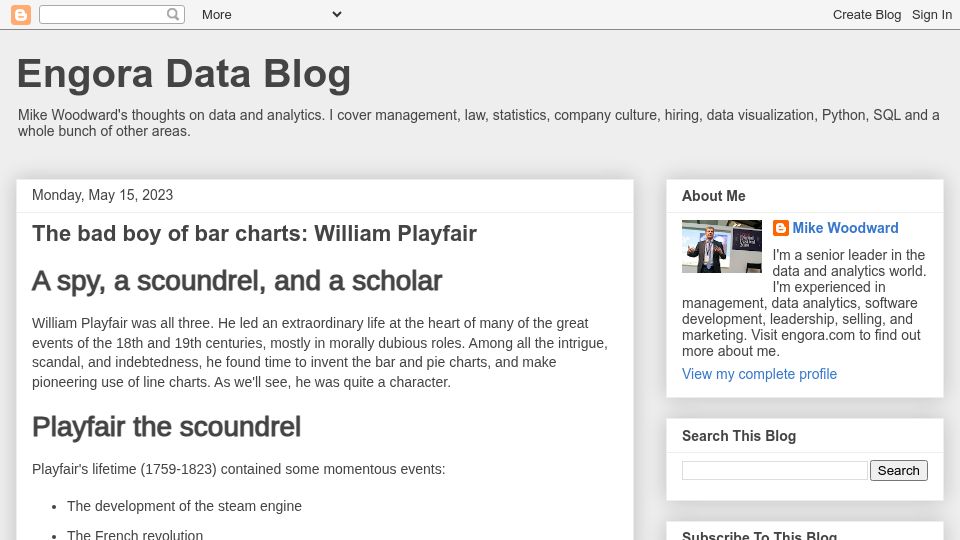 Screenshot of blog.engora.com: The bad boy of bar charts: William Playfair (2023)