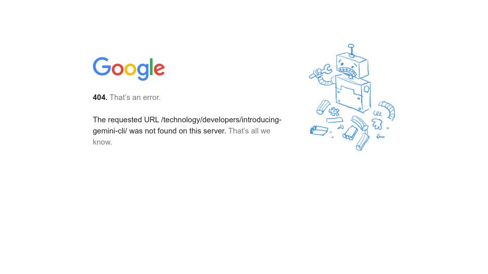Screenshot of blog.google: Gemini CLI: your open-source AI agent